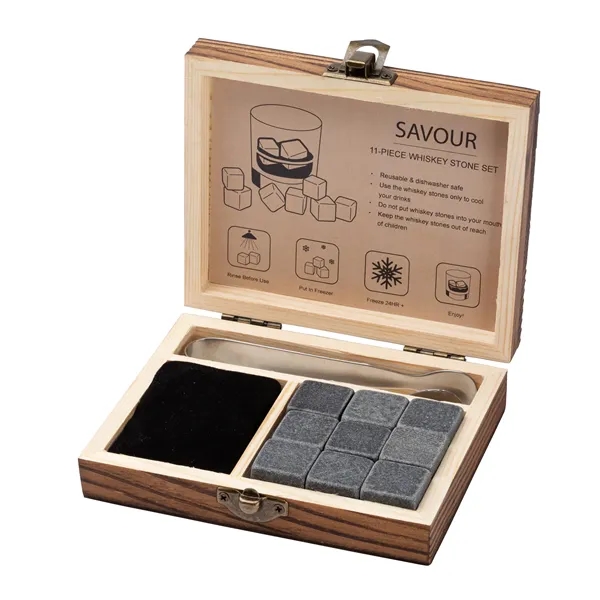 Savour 11-Piece Whiskey Stone Set - Savour 11-Piece Whiskey Stone Set - Image 13 of 17
