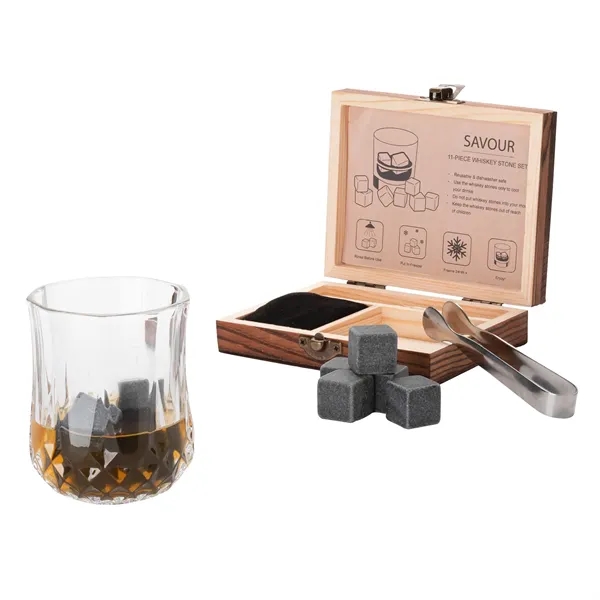 Savour 11-Piece Whiskey Stone Set - Savour 11-Piece Whiskey Stone Set - Image 16 of 17