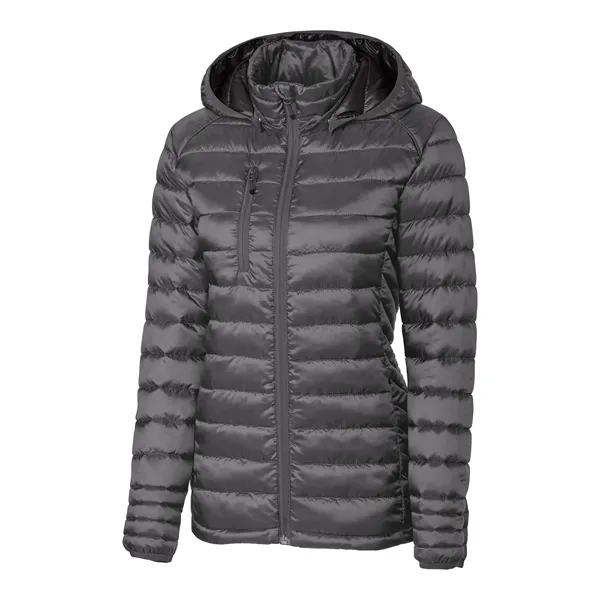 Clique Hudson Insulated Womens Full-Zip Puffer Jacket - Clique Hudson Insulated Womens Full-Zip Puffer Jacket - Image 6 of 15