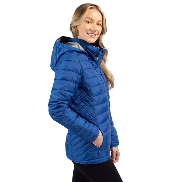 Clique Hudson Insulated Womens Full-Zip Puffer Jacket - Clique Hudson Insulated Womens Full-Zip Puffer Jacket - Image 14 of 15