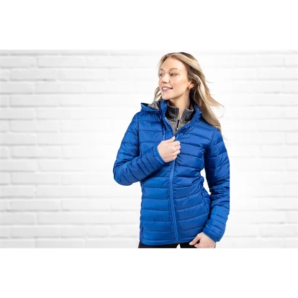 Clique Hudson Insulated Womens Full-Zip Puffer Jacket - Clique Hudson Insulated Womens Full-Zip Puffer Jacket - Image 15 of 15