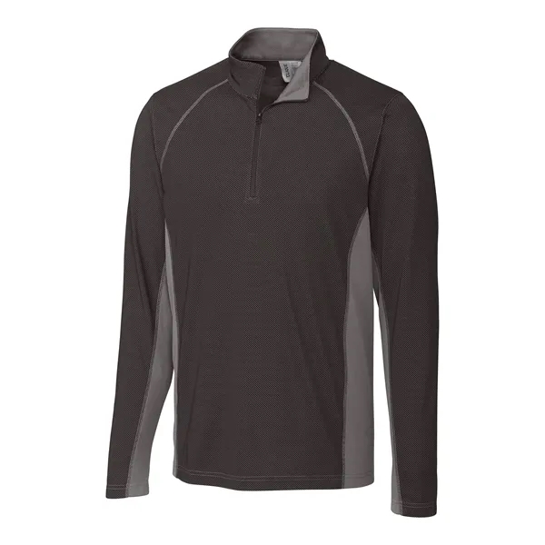 Clique Ice Pique Colorblock Mens Half Zip Tech Pullover - Clique Ice Pique Colorblock Mens Half Zip Tech Pullover - Image 1 of 22