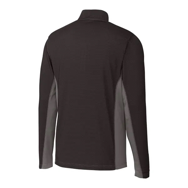 Clique Ice Pique Colorblock Mens Half Zip Tech Pullover - Clique Ice Pique Colorblock Mens Half Zip Tech Pullover - Image 4 of 22