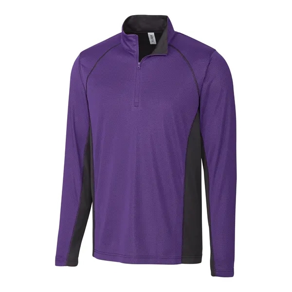 Clique Ice Pique Colorblock Mens Half Zip Tech Pullover - Clique Ice Pique Colorblock Mens Half Zip Tech Pullover - Image 8 of 22