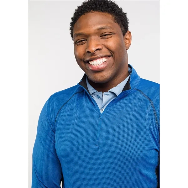 Clique Ice Pique Colorblock Mens Half Zip Tech Pullover - Clique Ice Pique Colorblock Mens Half Zip Tech Pullover - Image 20 of 22