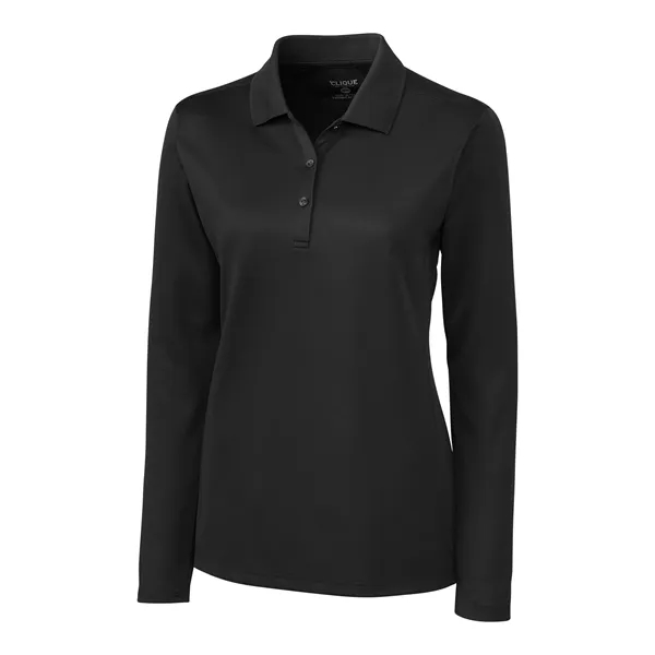 Clique Ice Pique Womens Long Sleeve Tech Polo - Clique Ice Pique Womens Long Sleeve Tech Polo - Image 3 of 41