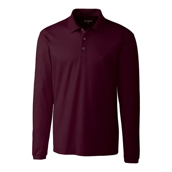 Clique Ice Pique Mens Long Sleeve Tech Polo - Clique Ice Pique Mens Long Sleeve Tech Polo - Image 8 of 40