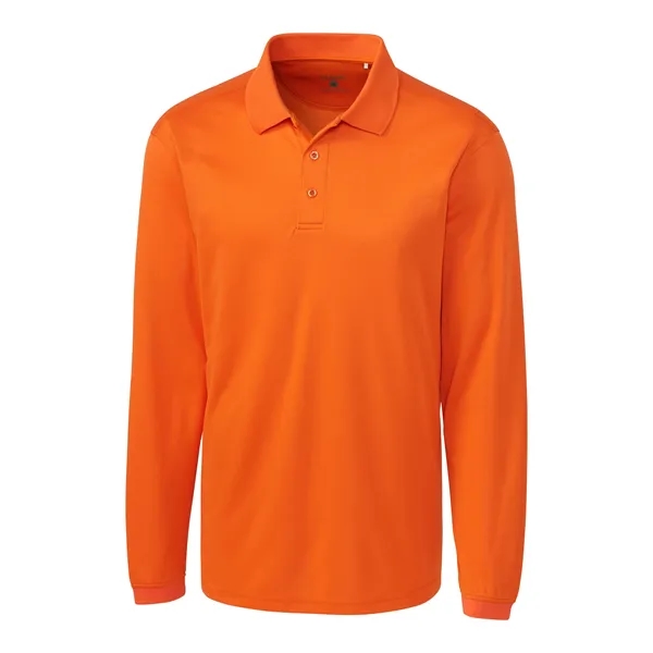 Clique Ice Pique Mens Long Sleeve Tech Polo - Clique Ice Pique Mens Long Sleeve Tech Polo - Image 33 of 40