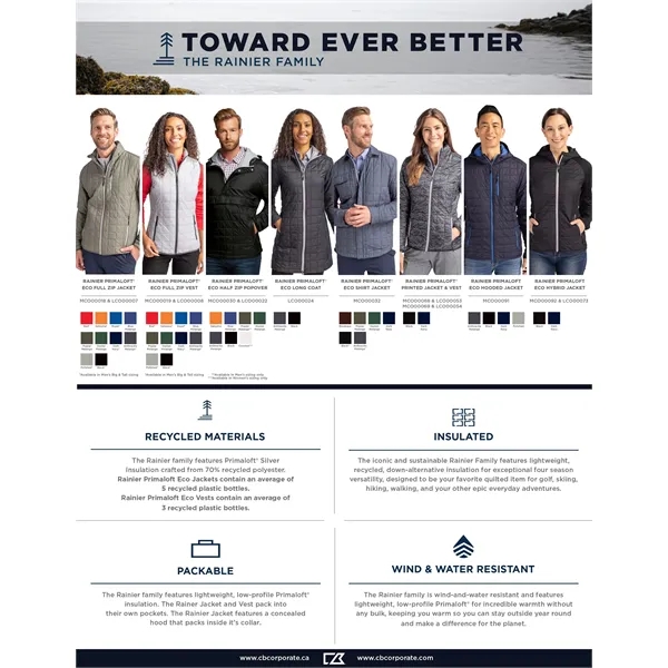 Cutter & Buck Rainier PrimaLoft® Epic Versatility Printed... - Cutter & Buck Rainier PrimaLoft® Epic Versatility Printed... - Image 10 of 21