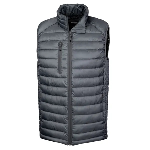 Clique Hudson Insulated Mens Full-Zip Puffer Vest - Clique Hudson Insulated Mens Full-Zip Puffer Vest - Image 11 of 18