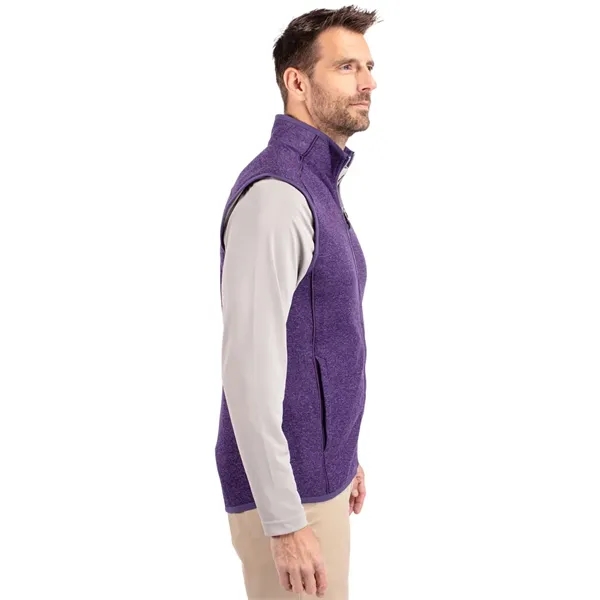Cutter & Buck Mainsail Sweater-Knit Mens Full Zip Vest - Cutter & Buck Mainsail Sweater-Knit Mens Full Zip Vest - Image 62 of 63