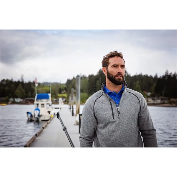 Cutter & Buck Mainsail Sweater-Knit Mens Big and Tall Hal... - Cutter & Buck Mainsail Sweater-Knit Mens Big and Tall Hal... - Image 28 of 29