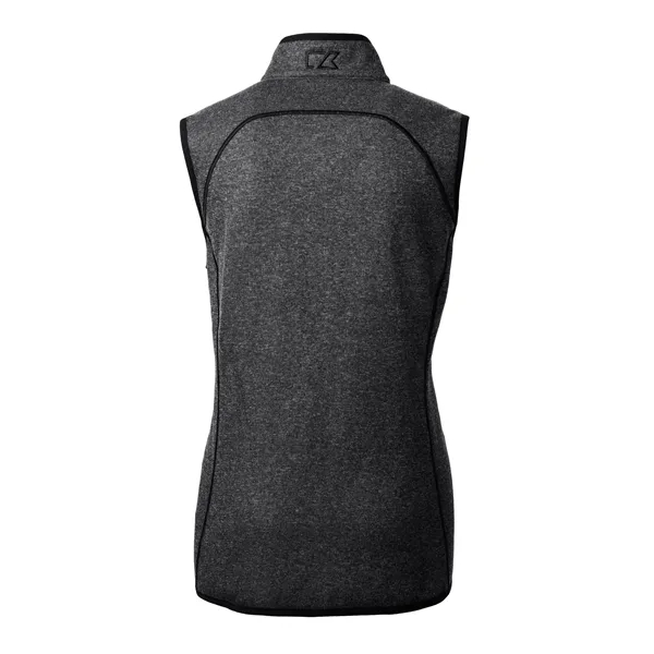 Cutter & Buck Mainsail Sweater-Knit Womens Full Zip Vest