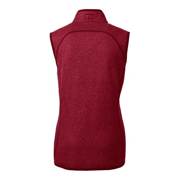 Cutter & Buck Mainsail Sweater-Knit Womens Full Zip Vest