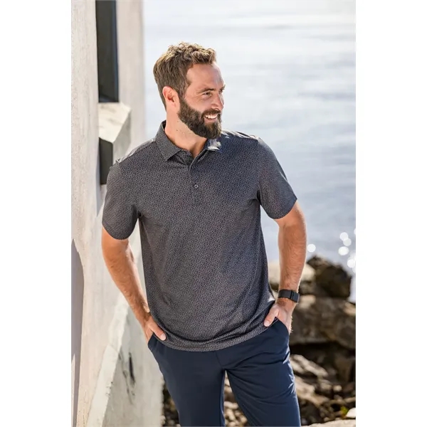 Cutter & Buck Pike Eco Pebble Print Stretch Recycled Mens... - Cutter & Buck Pike Eco Pebble Print Stretch Recycled Mens... - Image 8 of 39