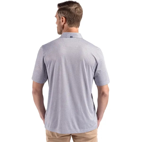 Cutter & Buck Pike Eco Diamond Dot Print Recycled Mens Polo - Cutter & Buck Pike Eco Diamond Dot Print Recycled Mens Polo - Image 18 of 44