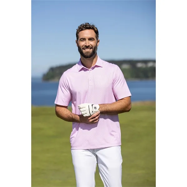 Cutter & Buck Pike Eco Diamond Dot Print Recycled Mens Polo - Cutter & Buck Pike Eco Diamond Dot Print Recycled Mens Polo - Image 25 of 44