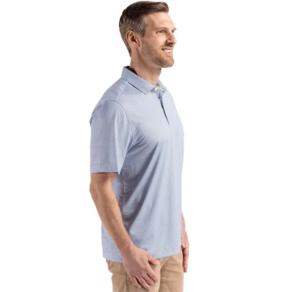 Cutter & Buck Pike Eco Diamond Dot Print Recycled Mens Polo - Cutter & Buck Pike Eco Diamond Dot Print Recycled Mens Polo - Image 36 of 44