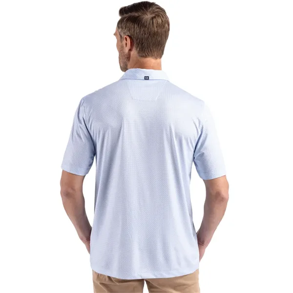 Cutter & Buck Pike Eco Diamond Dot Print Recycled Mens Polo - Cutter & Buck Pike Eco Diamond Dot Print Recycled Mens Polo - Image 1 of 44