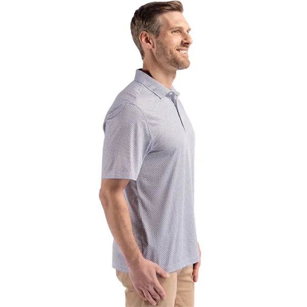 Cutter & Buck Pike Eco Diamond Dot Print Recycled Mens Polo - Cutter & Buck Pike Eco Diamond Dot Print Recycled Mens Polo - Image 20 of 44