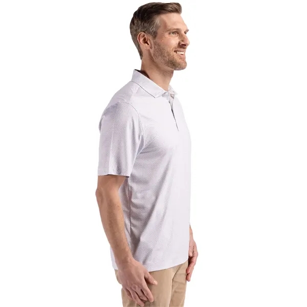 Cutter & Buck Pike Eco Diamond Dot Print Recycled Mens Polo - Cutter & Buck Pike Eco Diamond Dot Print Recycled Mens Polo - Image 40 of 44