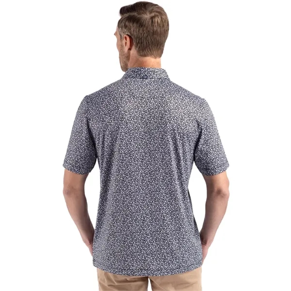 Cutter & Buck Pike Eco Flora Print Recycled Mens Polo - Cutter & Buck Pike Eco Flora Print Recycled Mens Polo - Image 16 of 57