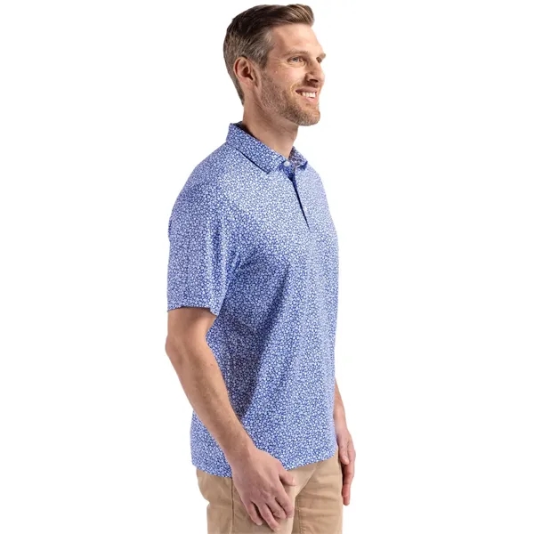 Cutter & Buck Pike Eco Flora Print Recycled Mens Polo - Cutter & Buck Pike Eco Flora Print Recycled Mens Polo - Image 29 of 57