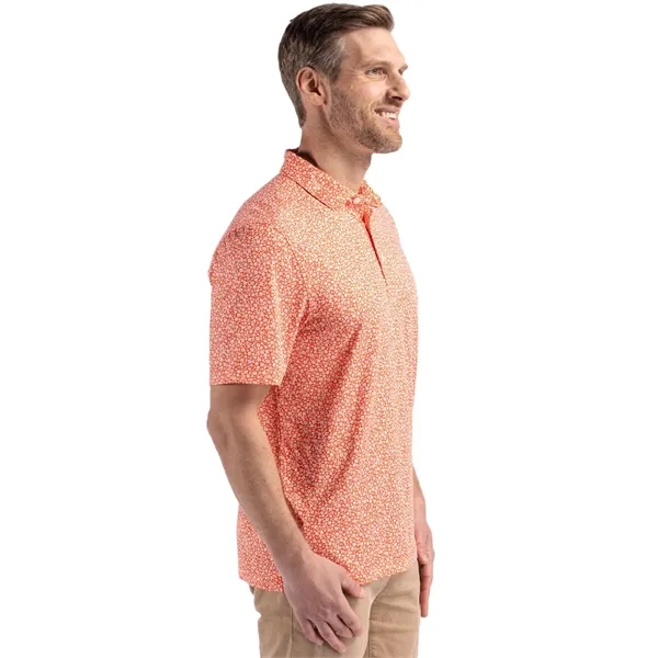 Cutter & Buck Pike Eco Flora Print Recycled Mens Polo - Cutter & Buck Pike Eco Flora Print Recycled Mens Polo - Image 37 of 57