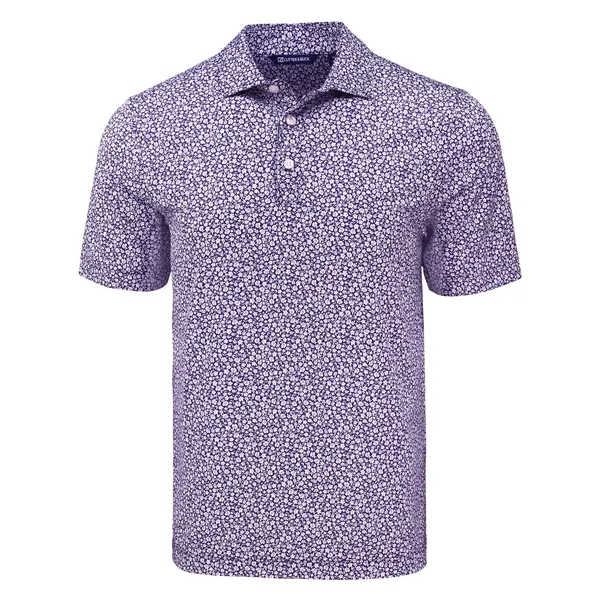 Cutter & Buck Pike Eco Flora Print Recycled Mens Polo - Cutter & Buck Pike Eco Flora Print Recycled Mens Polo - Image 38 of 57