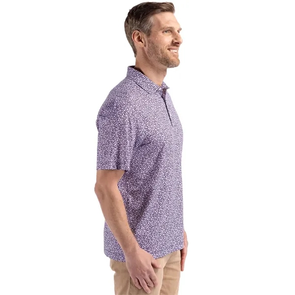 Cutter & Buck Pike Eco Flora Print Recycled Mens Polo - Cutter & Buck Pike Eco Flora Print Recycled Mens Polo - Image 41 of 57