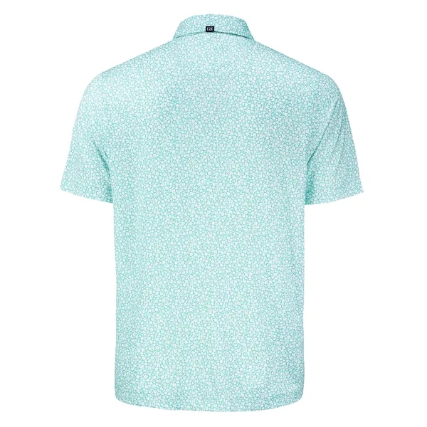 Cutter & Buck Pike Eco Flora Print Recycled Mens Polo - Cutter & Buck Pike Eco Flora Print Recycled Mens Polo - Image 49 of 57