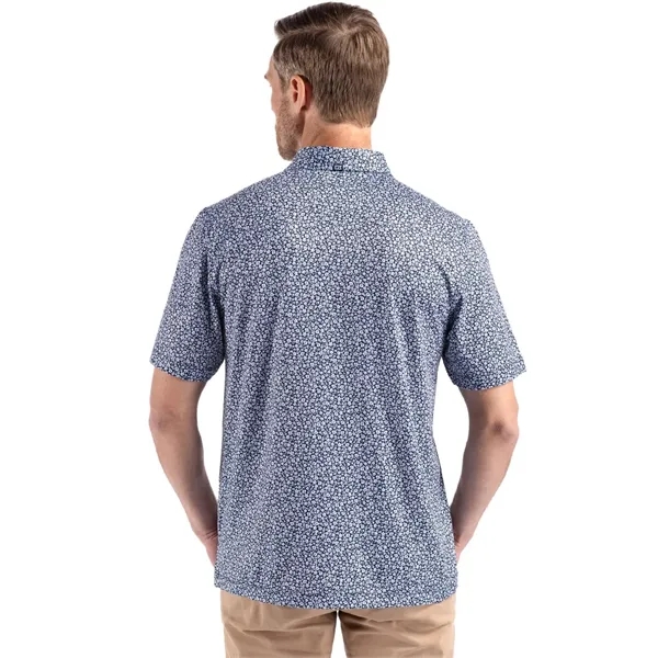 Cutter & Buck Pike Eco Flora Print Recycled Mens Polo - Cutter & Buck Pike Eco Flora Print Recycled Mens Polo - Image 52 of 57