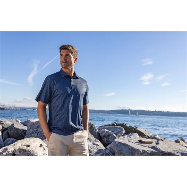 Cutter & Buck Pike Eco Shadow Check Print Recycled Mens B... - Cutter & Buck Pike Eco Shadow Check Print Recycled Mens B... - Image 17 of 23