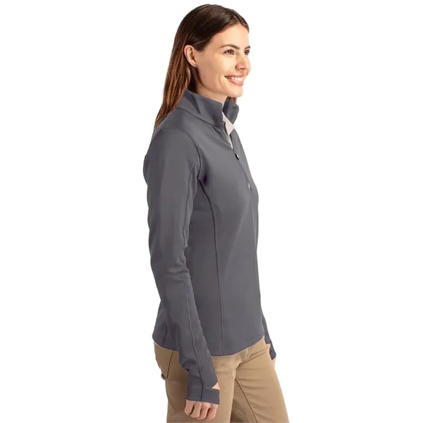 Cutter & Buck Traverse Stretch Eco Quarter Zip Womens Pul... - Cutter & Buck Traverse Stretch Eco Quarter Zip Womens Pul... - Image 45 of 78