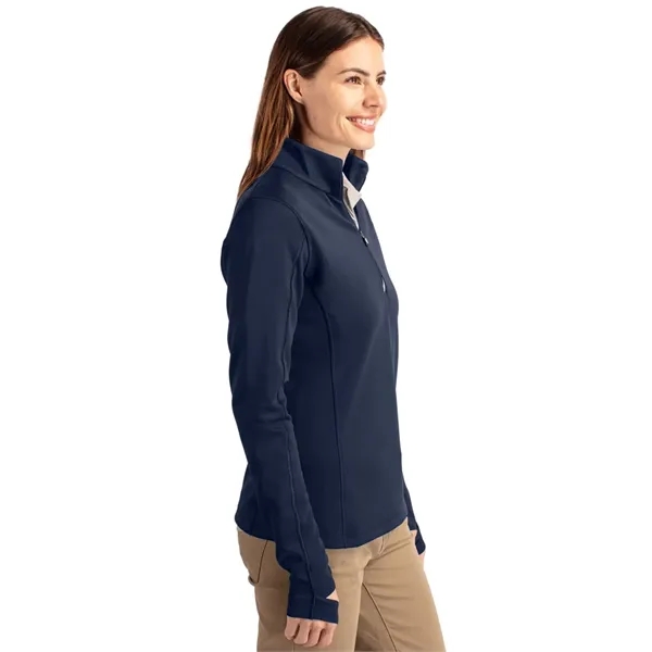Cutter & Buck Traverse Stretch Eco Quarter Zip Womens Pul... - Cutter & Buck Traverse Stretch Eco Quarter Zip Womens Pul... - Image 64 of 78