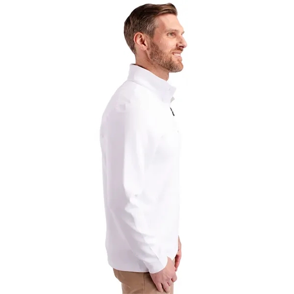 Cutter & Buck Traverse Stretch Eco Quarter Zip Mens Pullover - Cutter & Buck Traverse Stretch Eco Quarter Zip Mens Pullover - Image 77 of 85