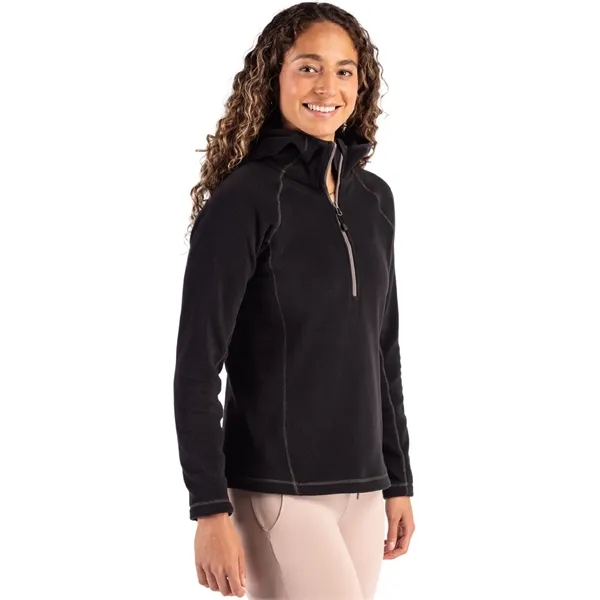 Clique Powder Recycled Fleece Womens Half Zip Sweatshirt