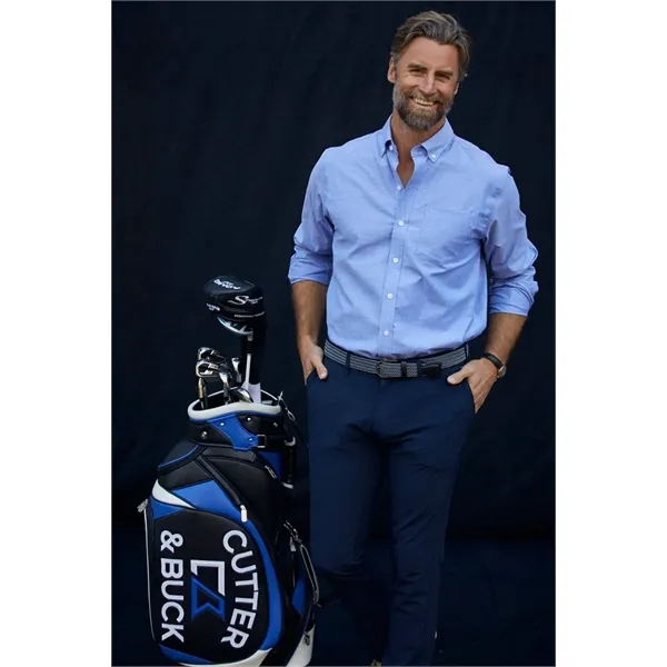 Cutter & Buck Stretch Oxford Mens Long Sleeve Dress Shirt - Cutter & Buck Stretch Oxford Mens Long Sleeve Dress Shirt - Image 6 of 17