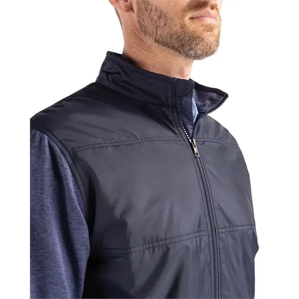 Cutter & Buck Stealth Hybrid Quilted Mens Full Zip Windbr... - Cutter & Buck Stealth Hybrid Quilted Mens Full Zip Windbr... - Image 23 of 33