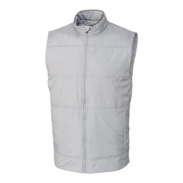 Cutter & Buck Stealth Hybrid Quilted Mens Windbreaker Vest - Cutter & Buck Stealth Hybrid Quilted Mens Windbreaker Vest - Image 14 of 26