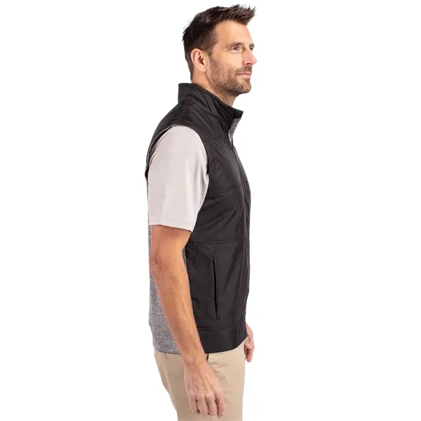 Cutter & Buck Stealth Hybrid Quilted Mens Windbreaker Vest - Cutter & Buck Stealth Hybrid Quilted Mens Windbreaker Vest - Image 24 of 26
