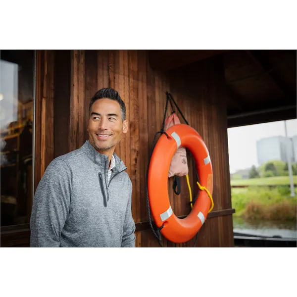 Cutter & Buck Stealth Heathered Quarter Zip Mens Pullover - Cutter & Buck Stealth Heathered Quarter Zip Mens Pullover - Image 1 of 66