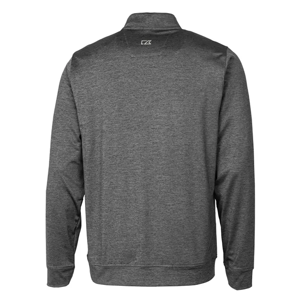 Cutter & Buck Stealth Heathered Quarter Zip Mens Pullover - Cutter & Buck Stealth Heathered Quarter Zip Mens Pullover - Image 3 of 66