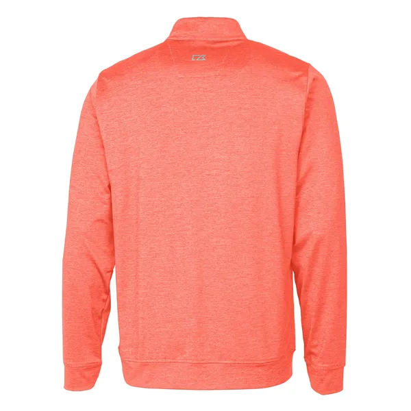 Cutter & Buck Stealth Heathered Quarter Zip Mens Pullover - Cutter & Buck Stealth Heathered Quarter Zip Mens Pullover - Image 24 of 66