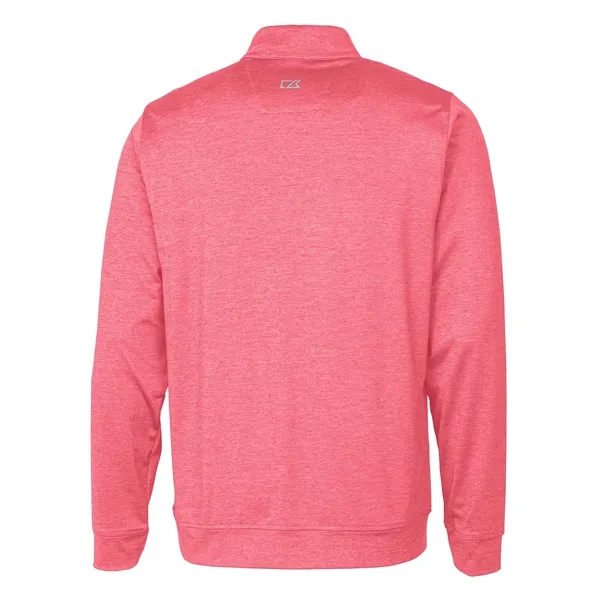 Cutter & Buck Stealth Heathered Quarter Zip Mens Pullover - Cutter & Buck Stealth Heathered Quarter Zip Mens Pullover - Image 29 of 66