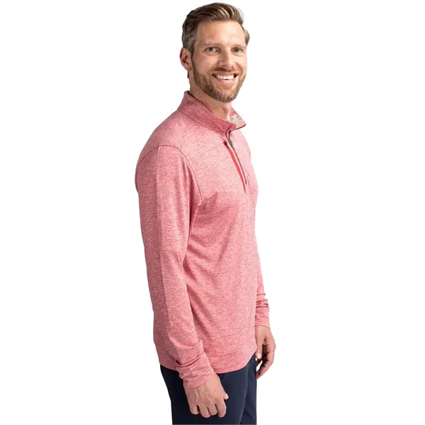 Cutter & Buck Stealth Heathered Quarter Zip Mens Pullover - Cutter & Buck Stealth Heathered Quarter Zip Mens Pullover - Image 31 of 66