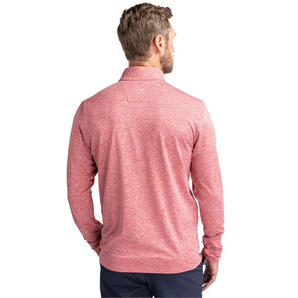 Cutter & Buck Stealth Heathered Quarter Zip Mens Pullover - Cutter & Buck Stealth Heathered Quarter Zip Mens Pullover - Image 33 of 66