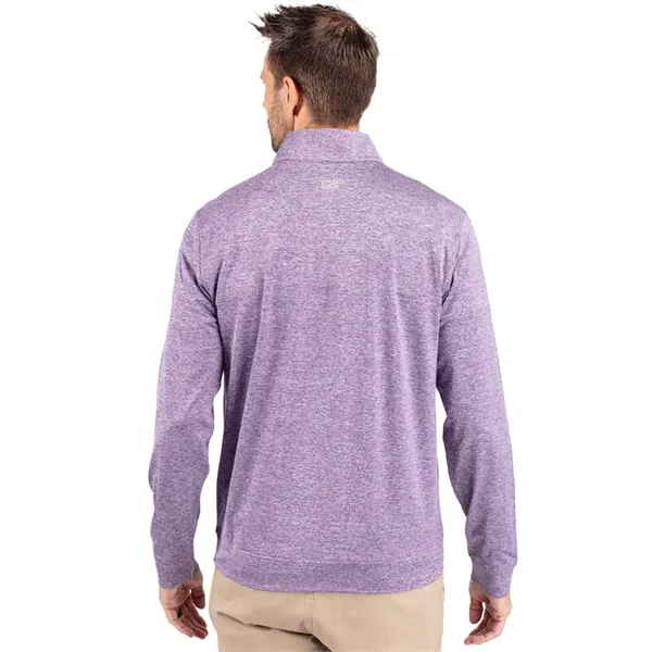 Cutter & Buck Stealth Heathered Quarter Zip Mens Pullover - Cutter & Buck Stealth Heathered Quarter Zip Mens Pullover - Image 39 of 66