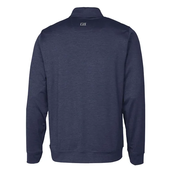 Cutter & Buck Stealth Heathered Quarter Zip Mens Pullover - Cutter & Buck Stealth Heathered Quarter Zip Mens Pullover - Image 49 of 66