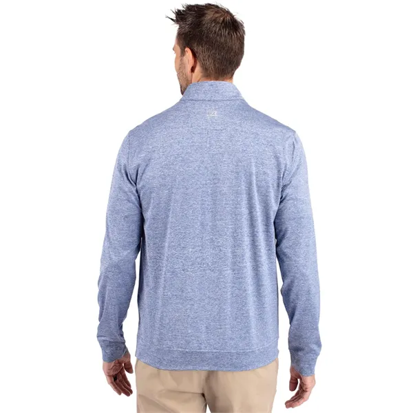 Cutter & Buck Stealth Heathered Quarter Zip Mens Pullover - Cutter & Buck Stealth Heathered Quarter Zip Mens Pullover - Image 52 of 66